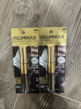 2X L’Oreal Voluminous Brown Balm Mascara #981 brown 🌸 FIRM PRICE 🌸